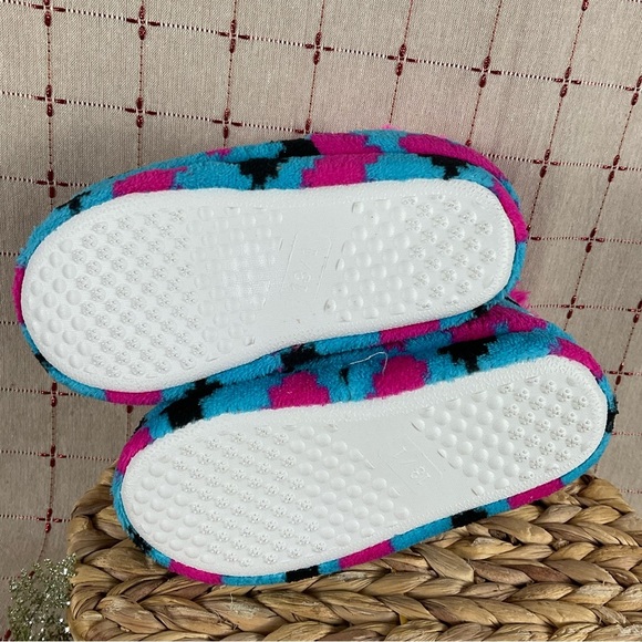 Paul Frank Julius Monkey Girls Pom Pom Slippers Hard Bottom Ankle Slippers 13-1 - Picture 5 of 7